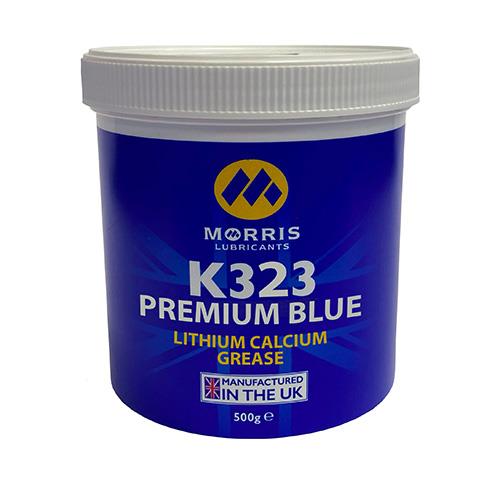 2x Morris K323 Blue Grease Tub 500g Premium Lithium Calcium High Pressure