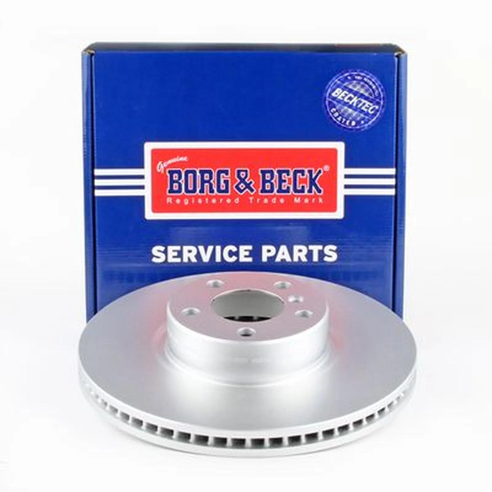 Borg & Beck 2 x Front Vented Brake Discs BBD6277S