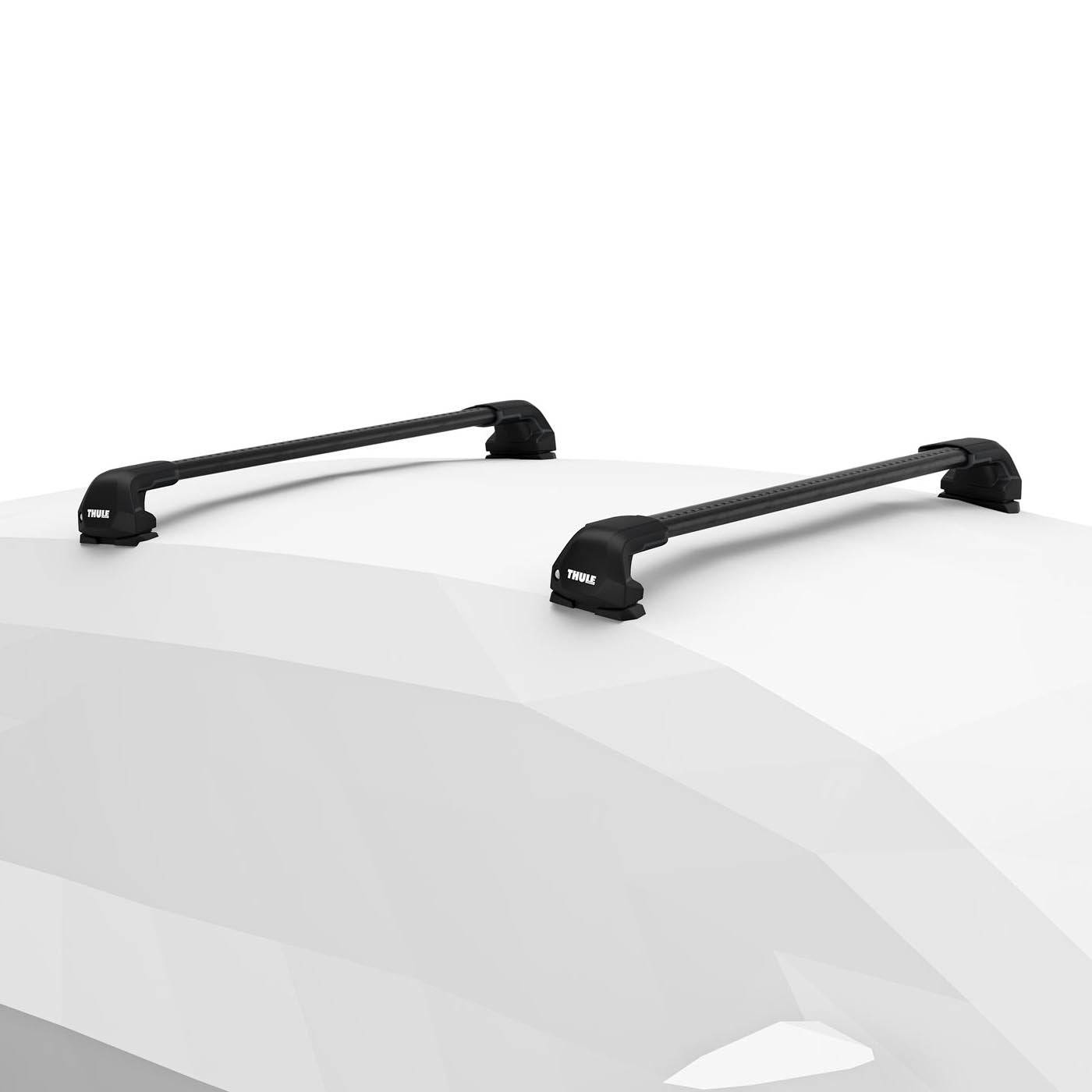 Thule WingBar Edge Roof Bars Black fits Volkswagen Virtus 2018- 4 doors with Normal Roof