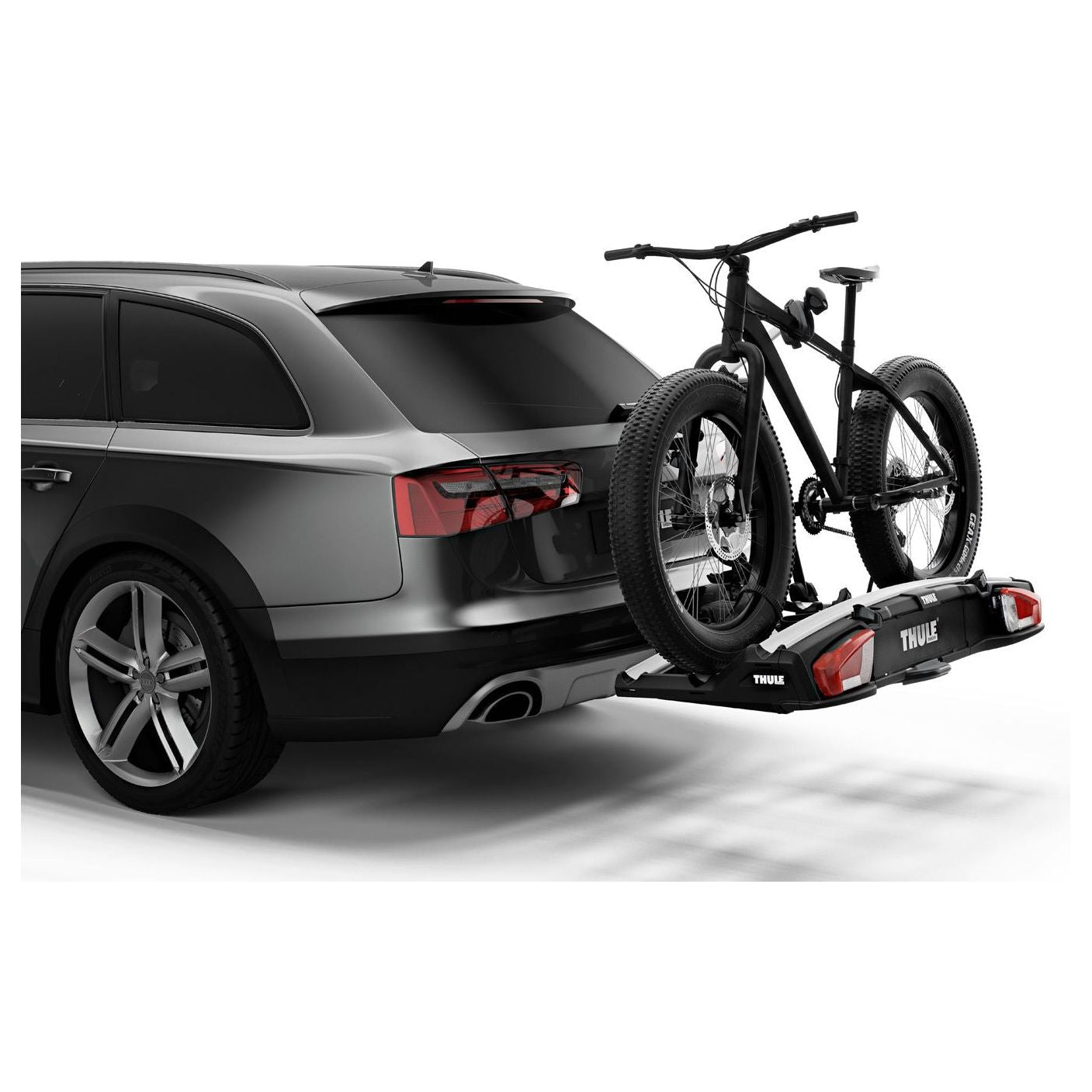 Thule Velo Space XT three-bike platform towbar bike rack black/aluminium Towbar Bike Rack