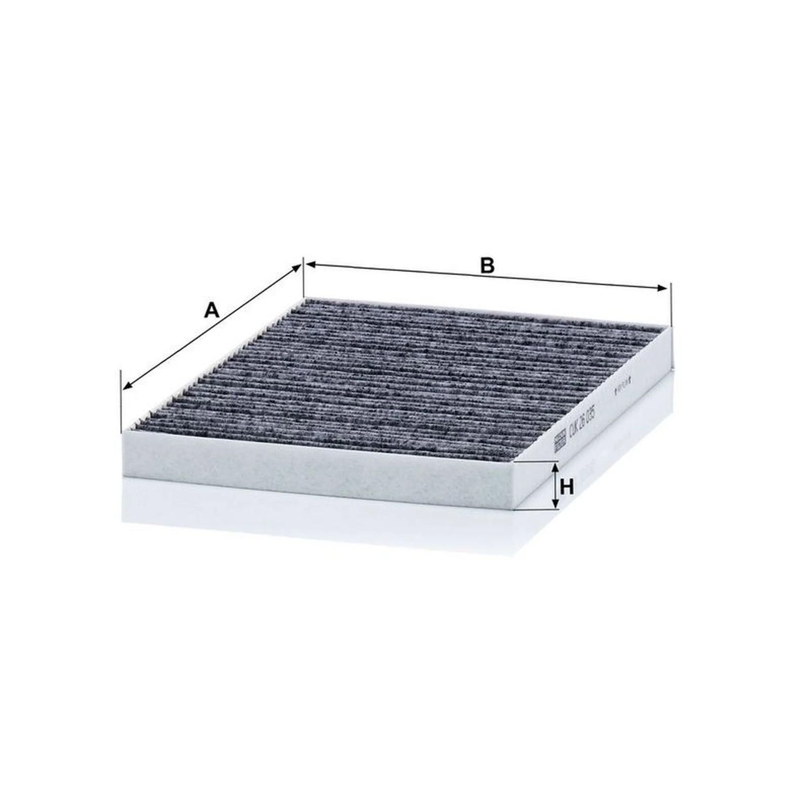 MANN-FILTER Cabin Air Filter (Pollen Filter) behind the glove CUK 26 035