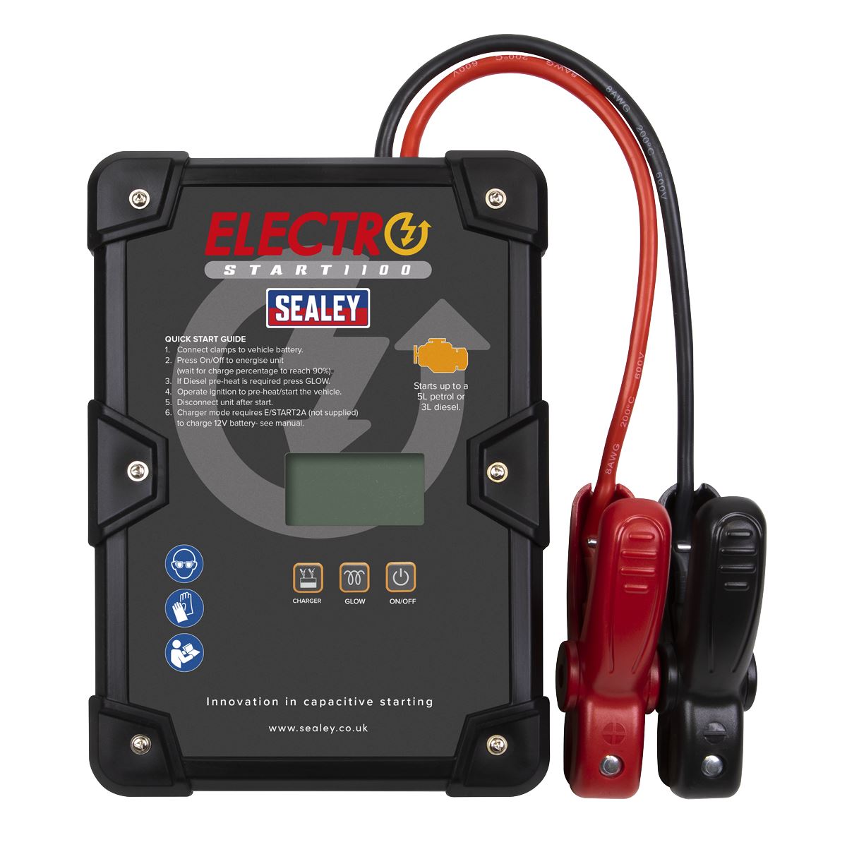 Sealey ElectroStart® Batteryless Power Start 1100A 12V