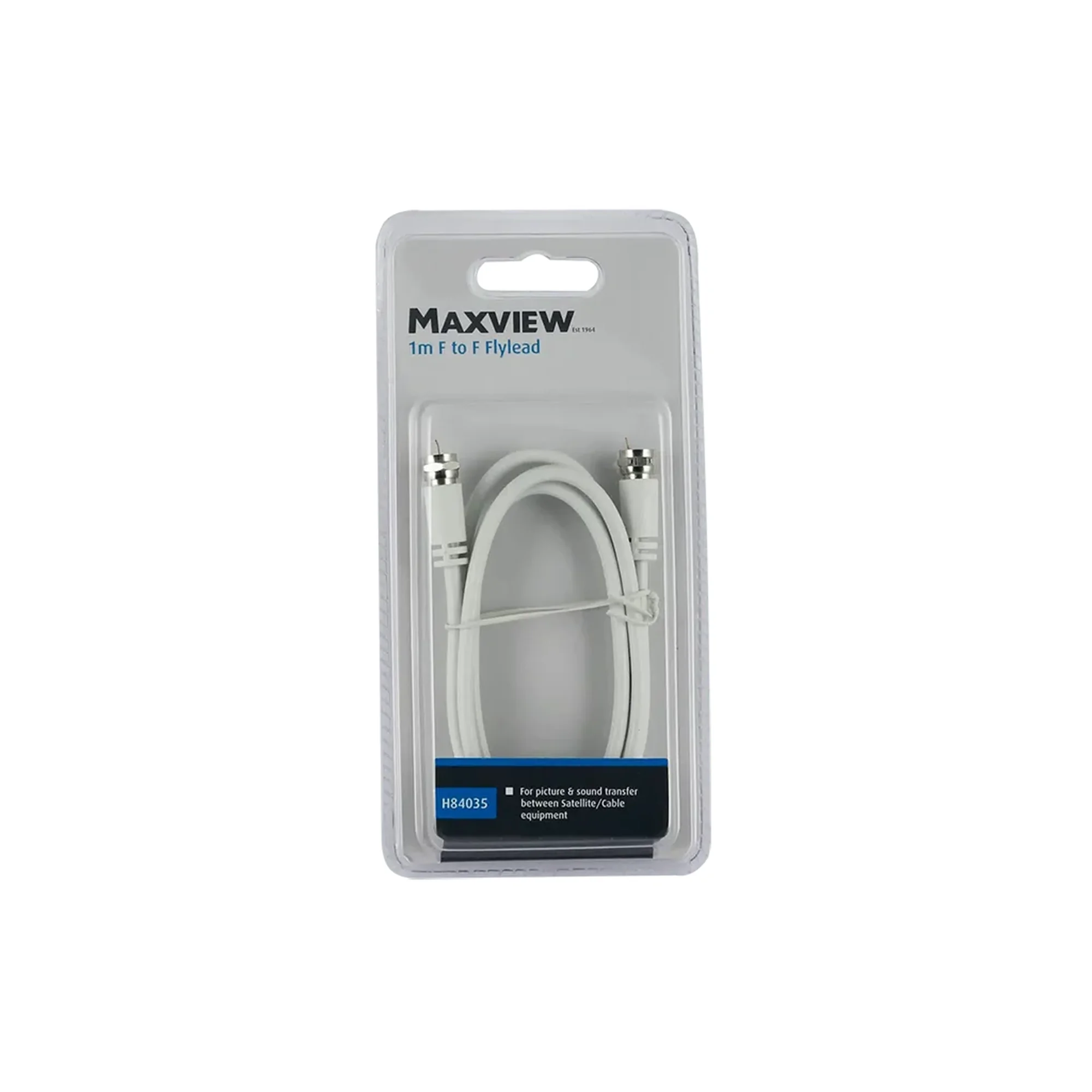 Maxview F to F Flylead 4m for Satellite/Cable Equipment