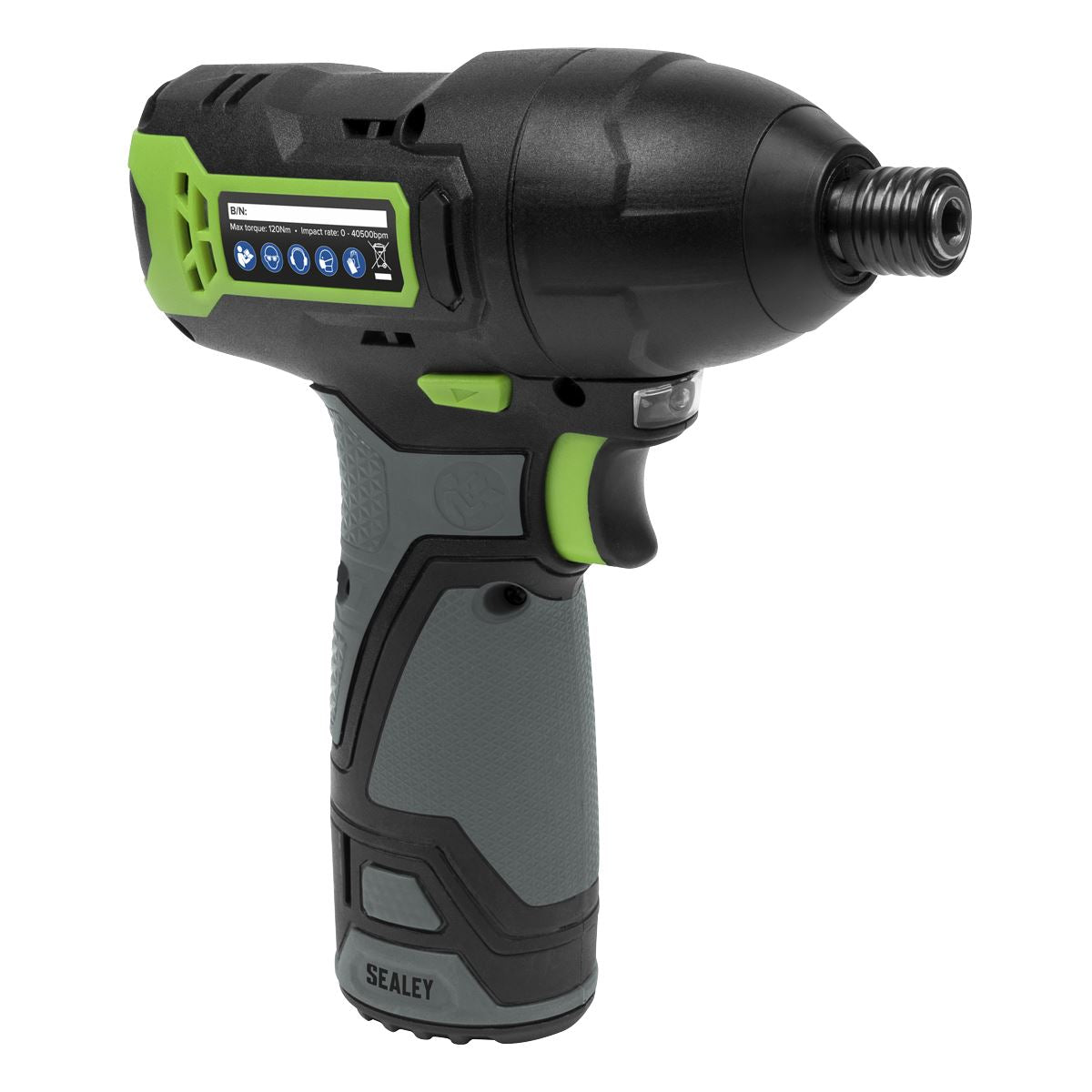 Sealey Cordless Impact Driver 1/4"Hex Drive 10.8V 2Ah SV10.8 Series CP108VCID