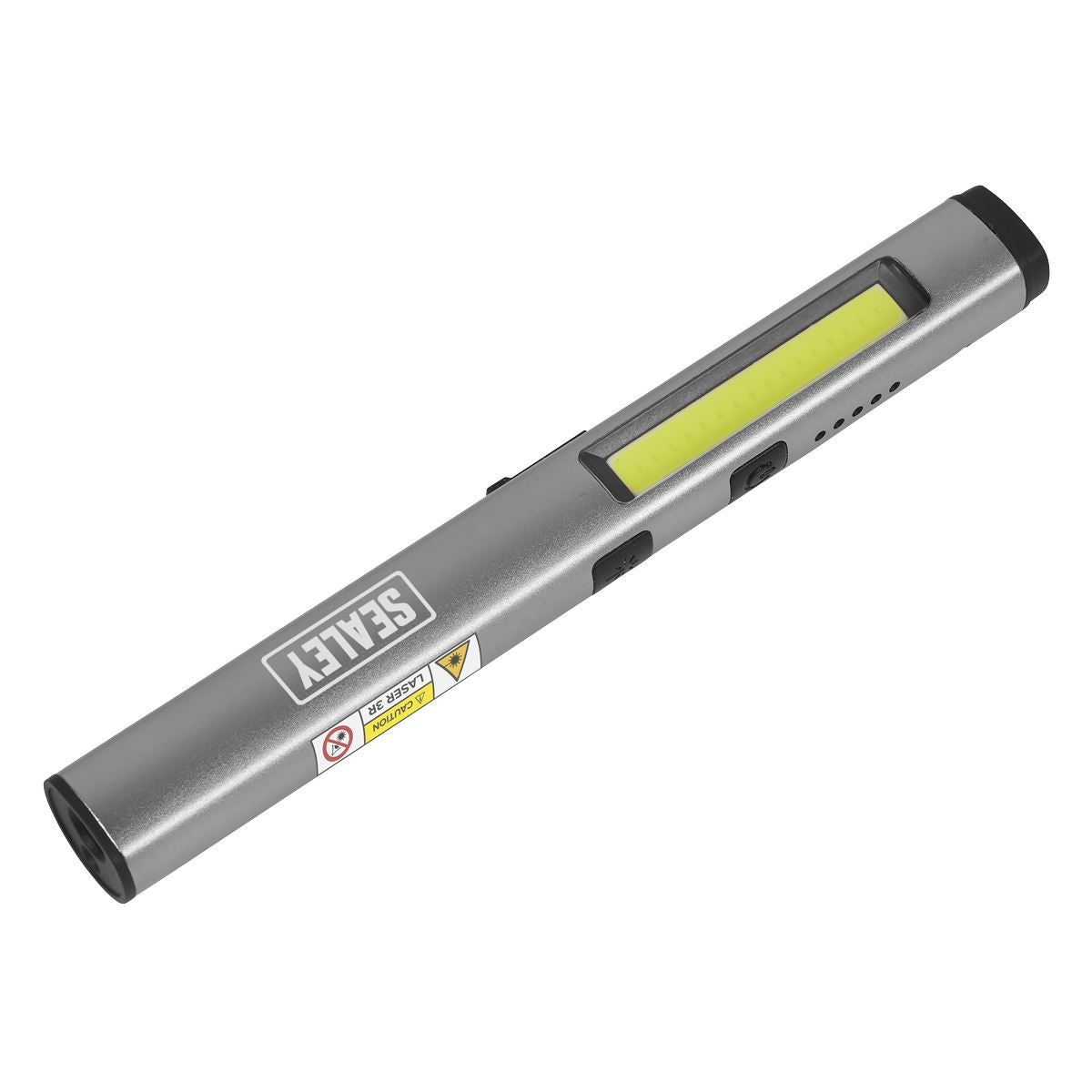 Sealey Penlight Torch with UV 5W COB & 3W SMD LED with Pointer Rechargeable