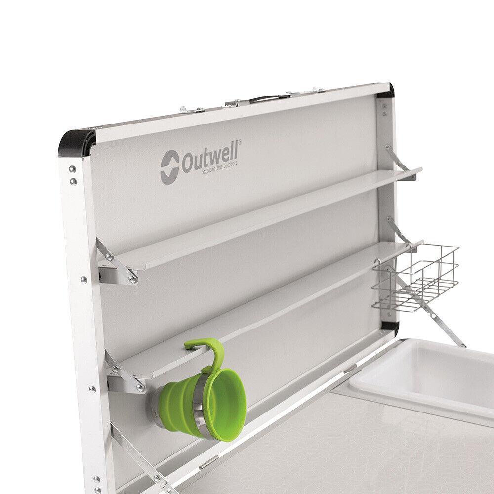 Outwell Drayton Portable Folding Kitchen Unit With Storage 531177