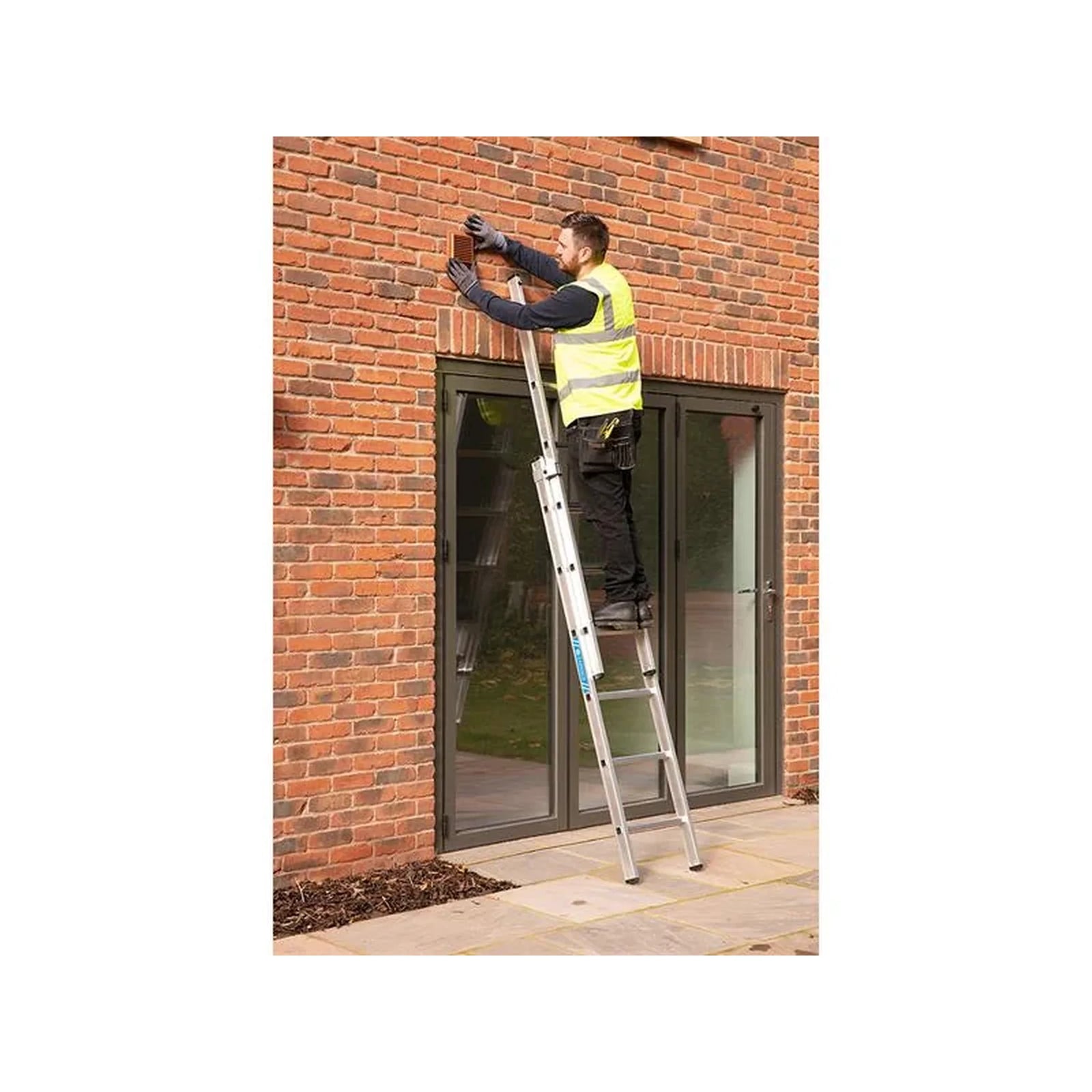 Zarges Everest Square-Rung Extension Ladder 2-Part 2 x 6 - 402626