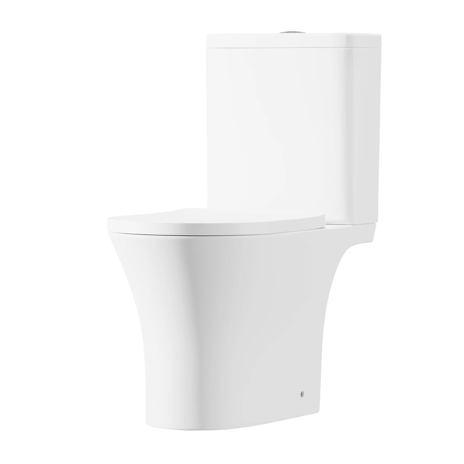 Baridi Close Coupled Toilet DH332 Rimless Flush White