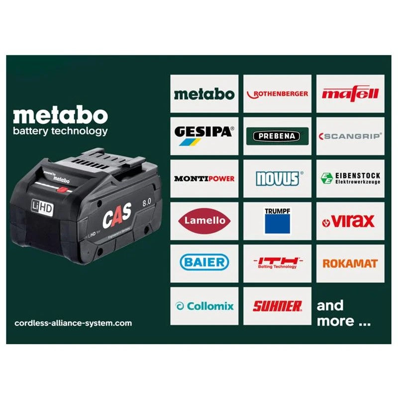 Metabo AS 36-18 L 20 PC Cordless L-Class Vacuum Cleaner 18V Bare Unit