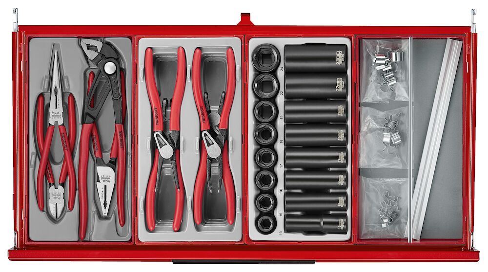 Teng Tools 26" PRO35™ stack tool kit 753 pieces red