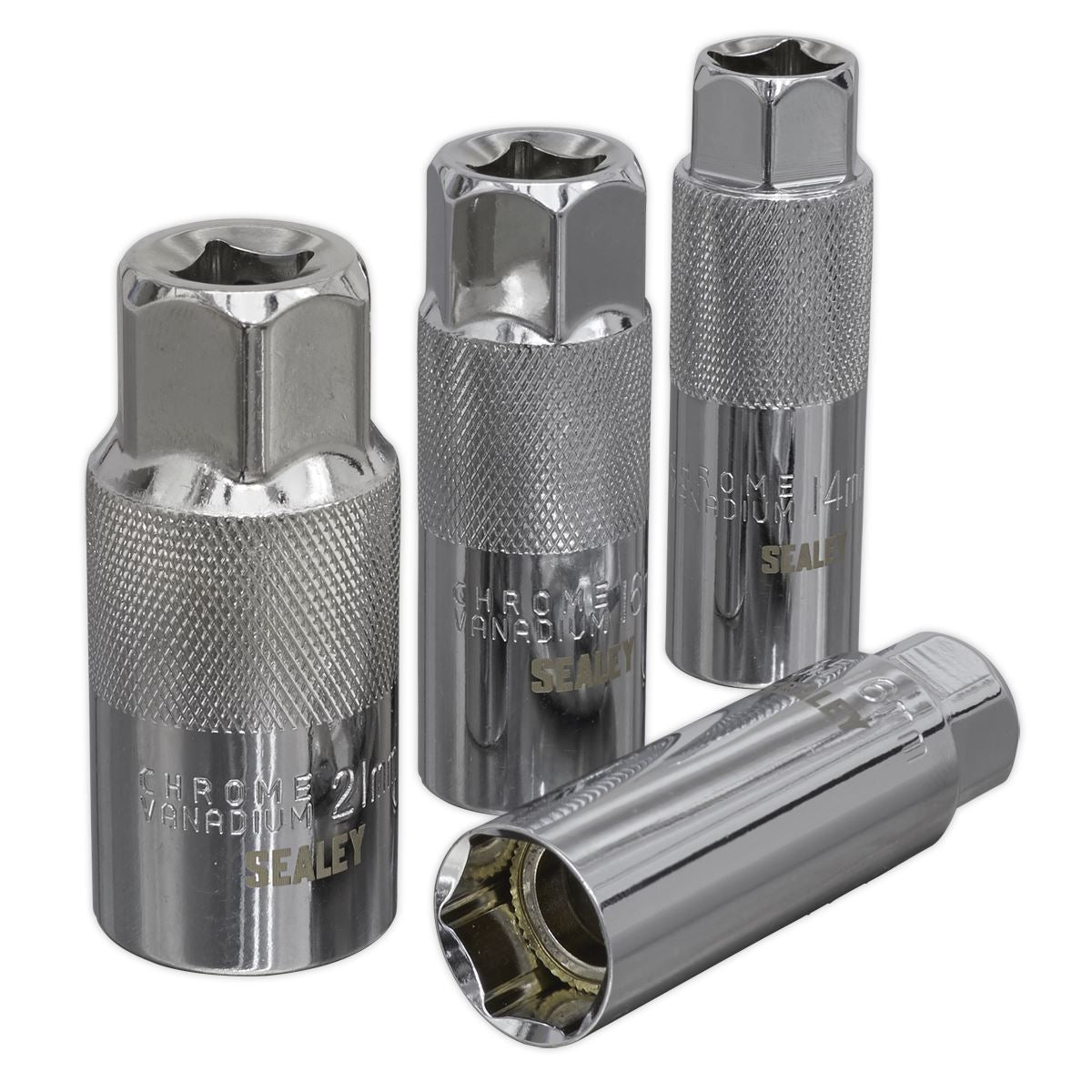 Magnetic Spark Plug Socket Set 4Pc 3/8Inchsq Drive