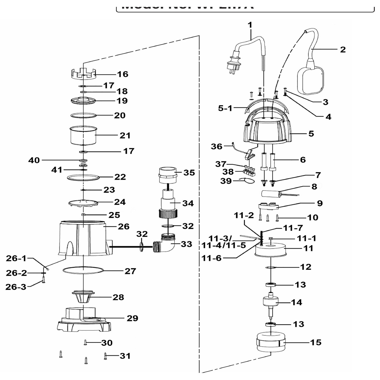Sealey Seal bushing WP01901003