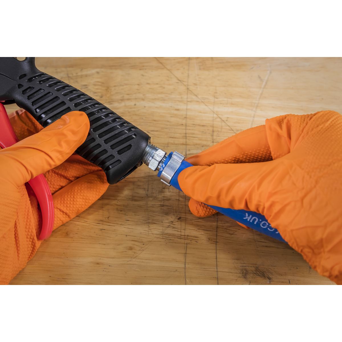 Sealey Air Blow Gun 100mm with Safety Nozzle SA9131
