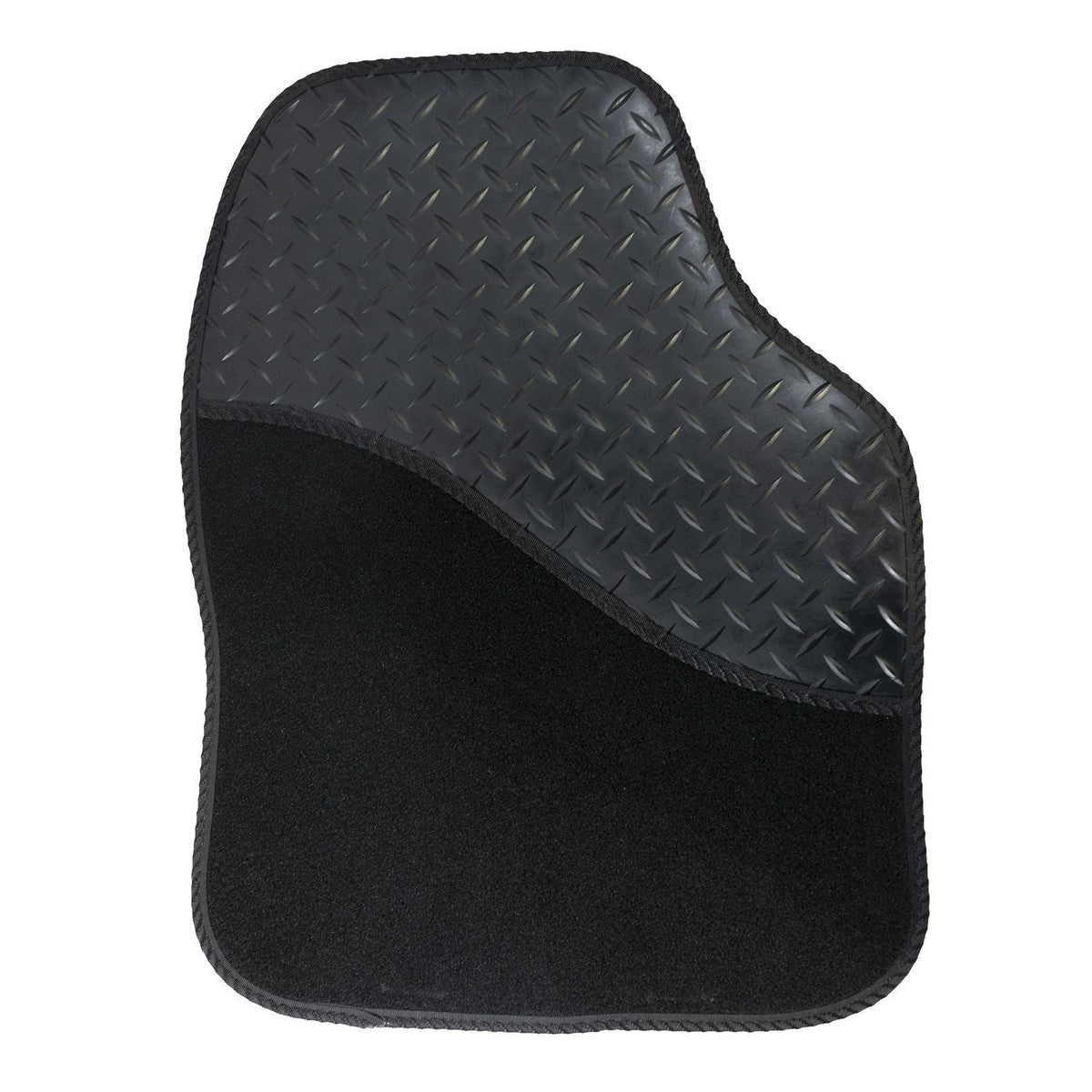 Universal Car Carpet Floor Mats Set with Rubber Pad