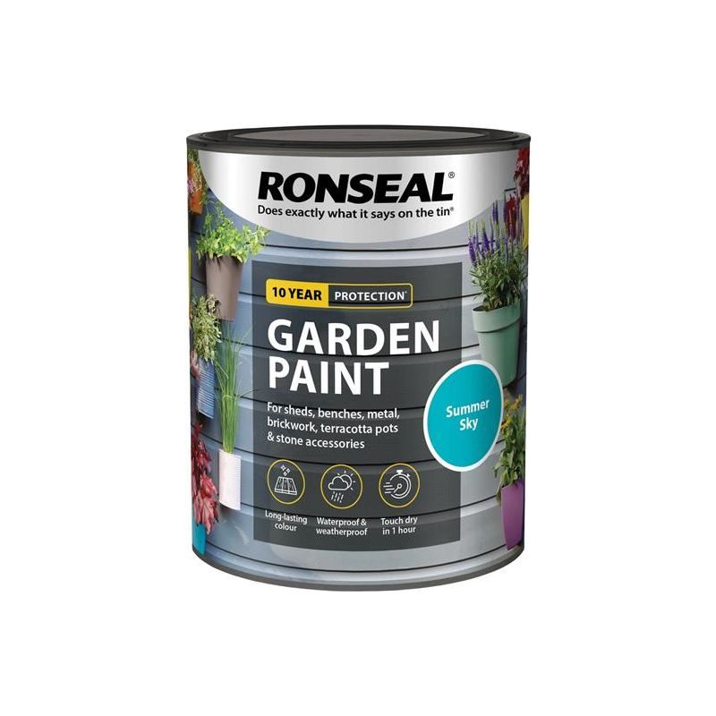 Ronseal Garden Paint Summer Sky 750ml