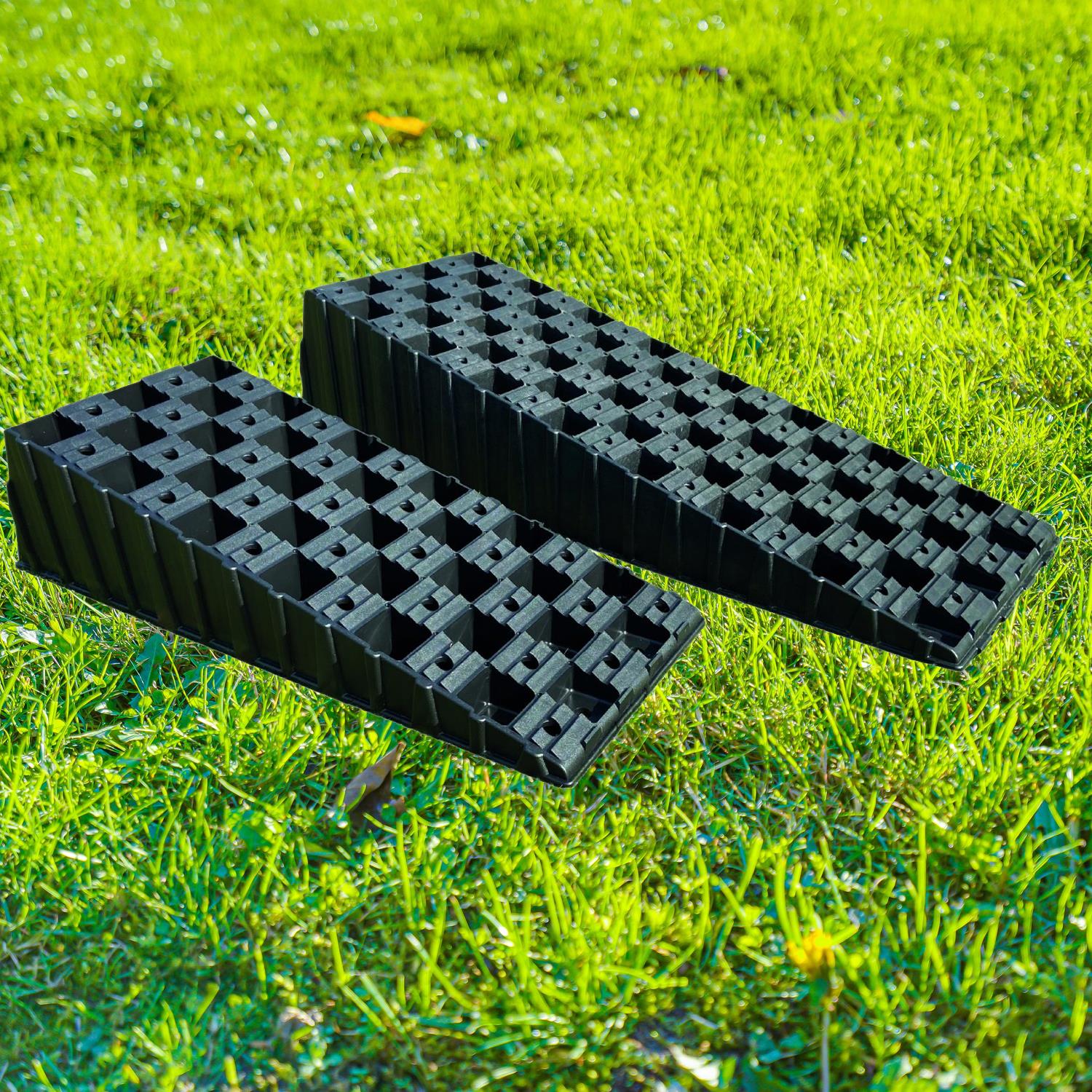 Milenco Wedge Heavy Duty Level Ramp MGI XL Pair Caravan Motorhome Stability