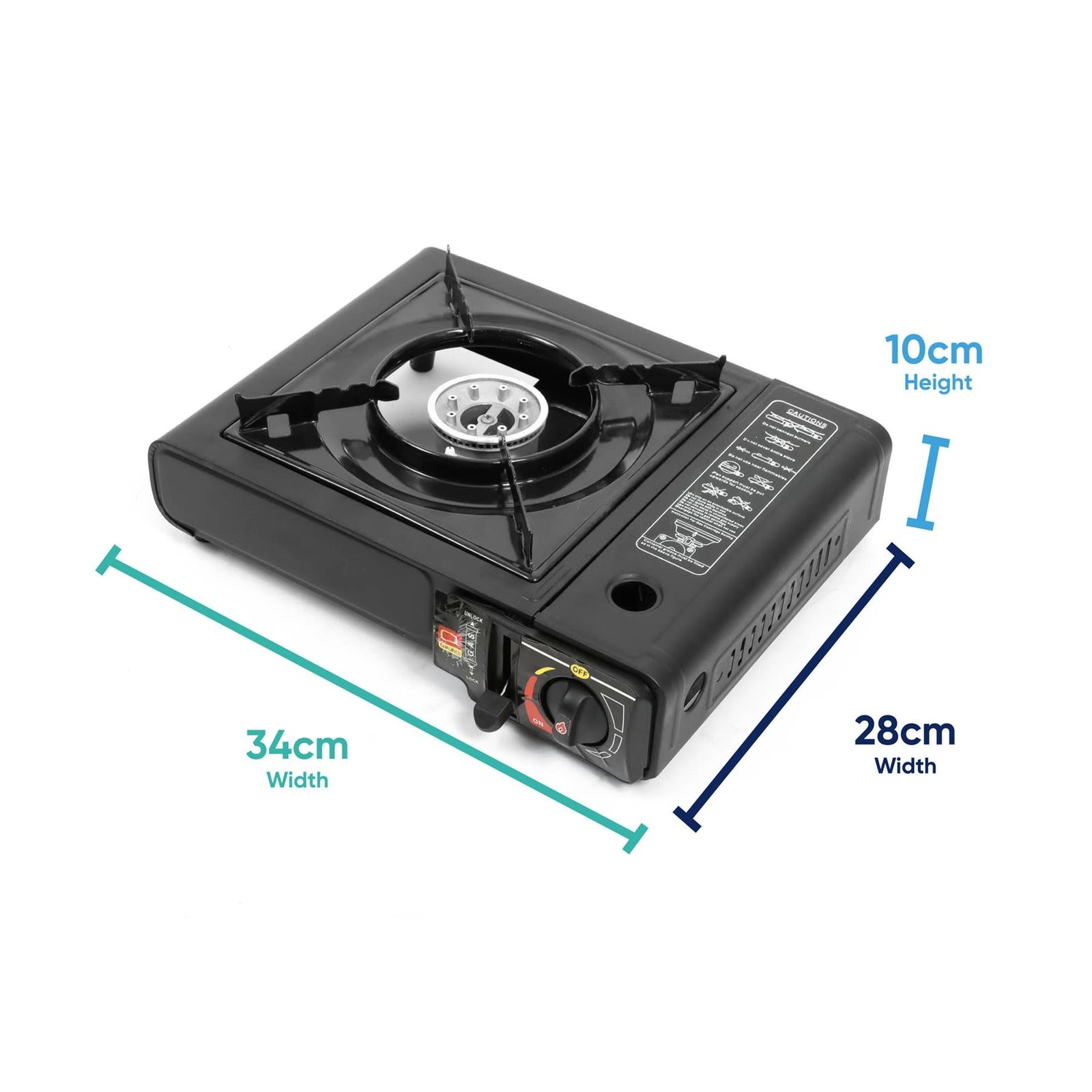 Leisurewize Gourmet1 Single Burner Portable Gas Cooking Stove