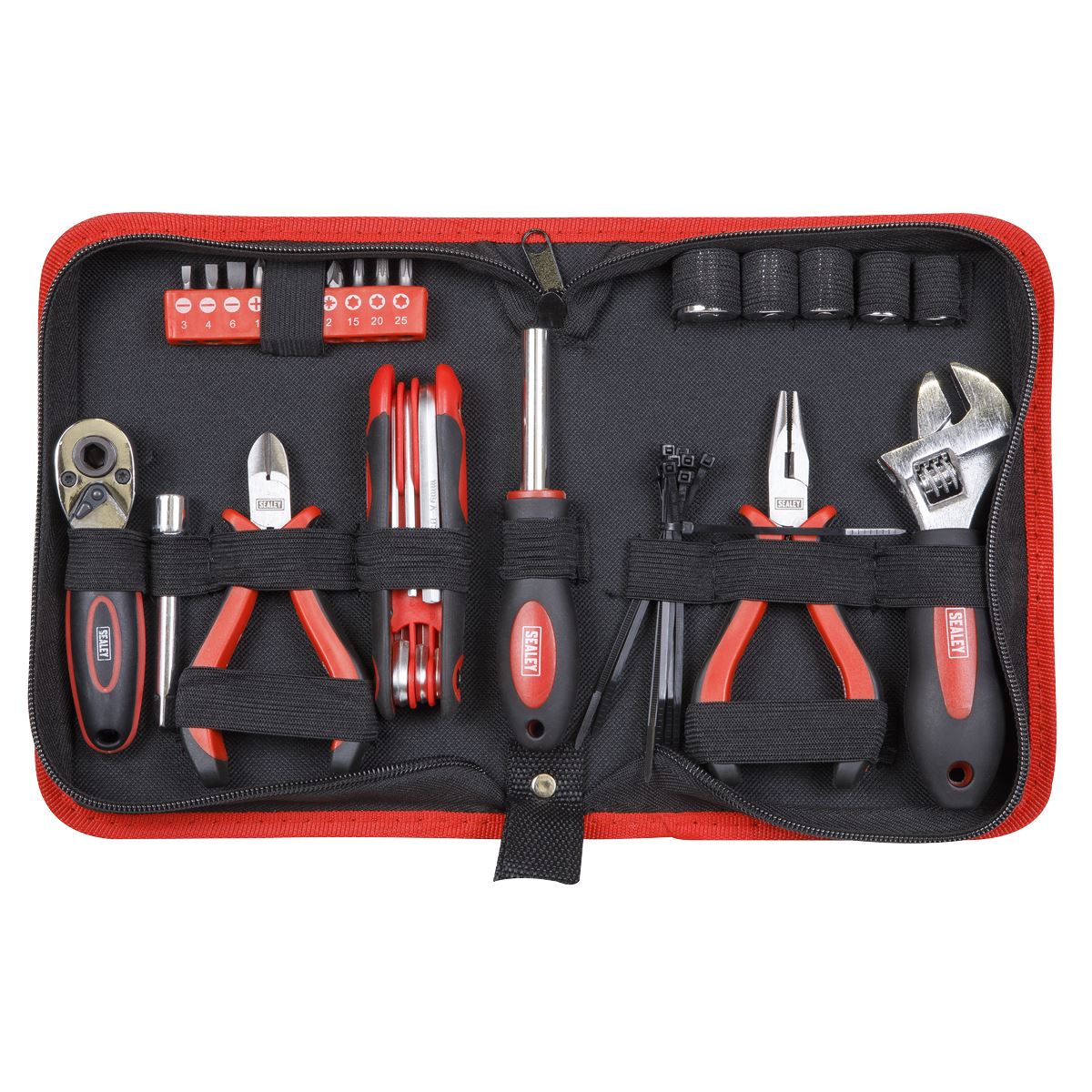 Sealey Motorcycle Underseat Tool Kit 28pc MS164