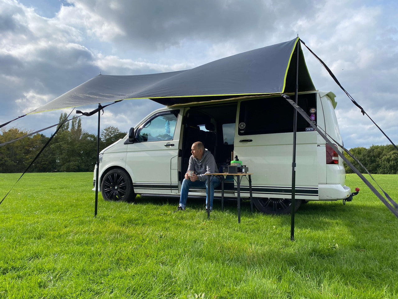 Olpro Rectangle Canopy/Shade (Charcoal)