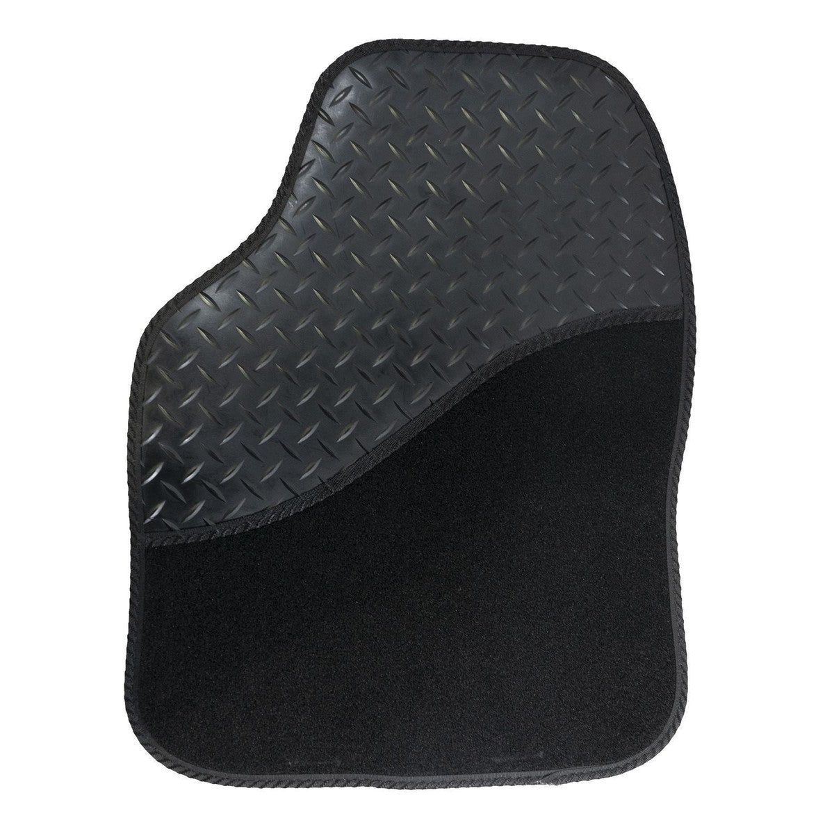 Universal Car Carpet Floor Mats Set with Rubber Pad