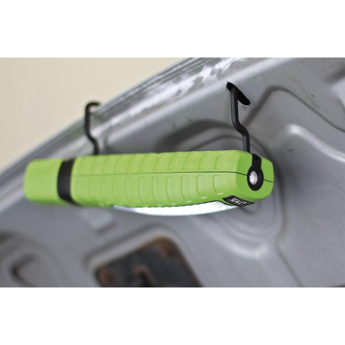 Sealey Rechargeable 360 Inspection Light 14 SMD LED & SMD 3W LED Green