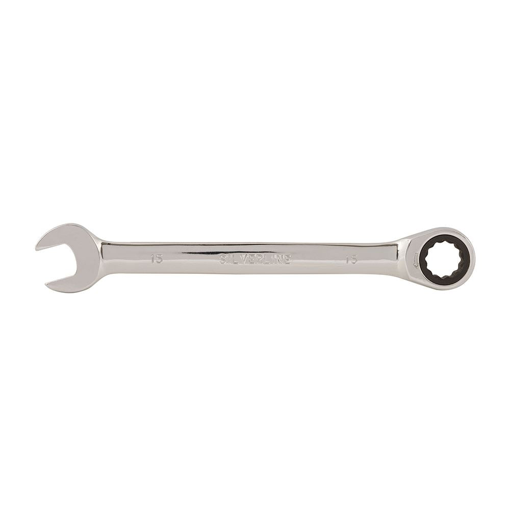 Silverline Fixed Head Ratchet Spanner 15mm