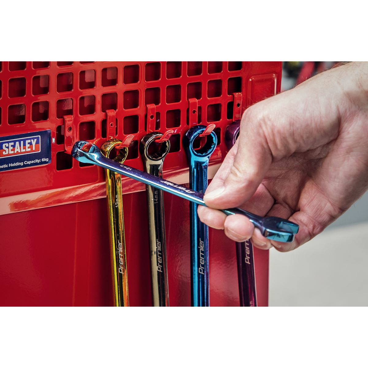 Sealey Magnetic Pegboard Red APPB