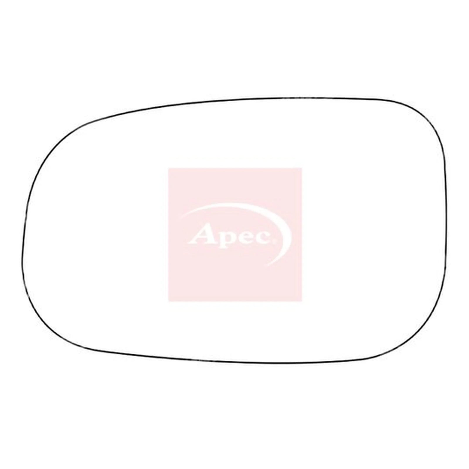 Apec Exterior Wing Mirror Glass Left AMS2625