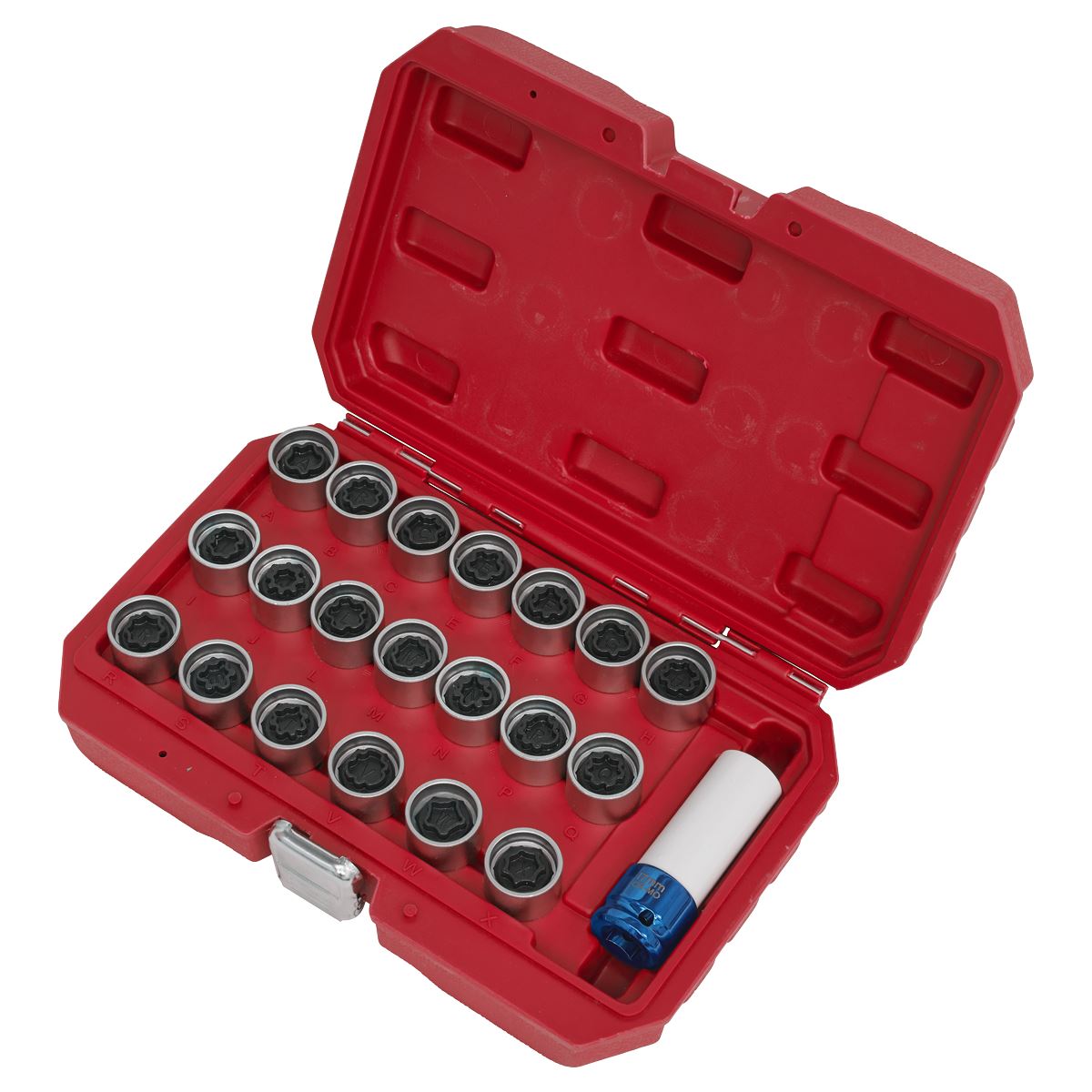 Sealey Locking Wheel Nut Key Set 21pc Audi SX218