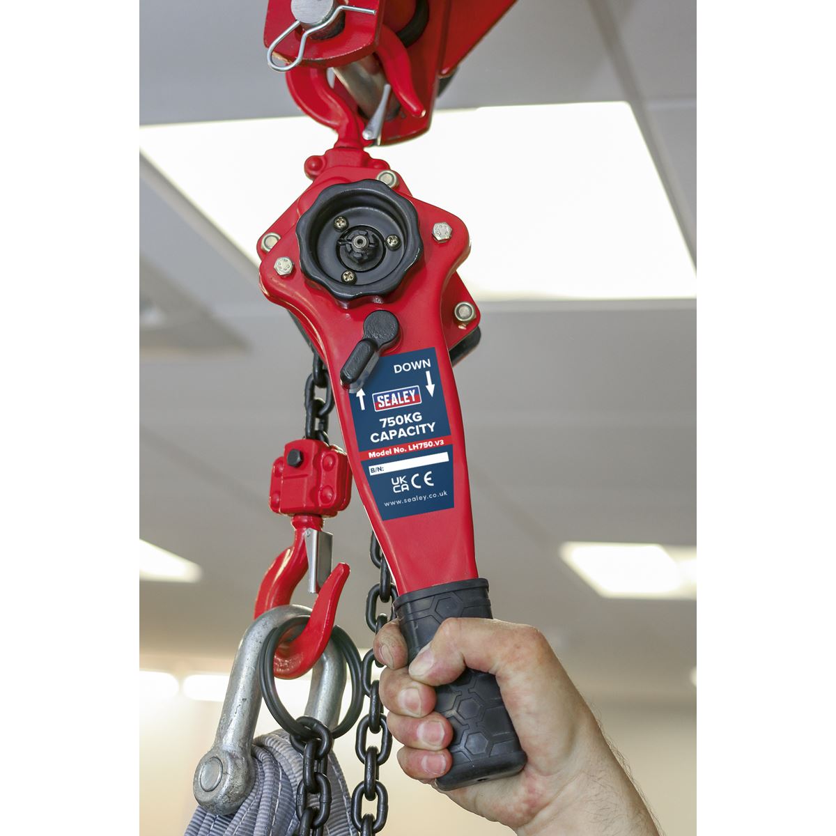 Sealey Lever Hoist Steel 750kg LH750