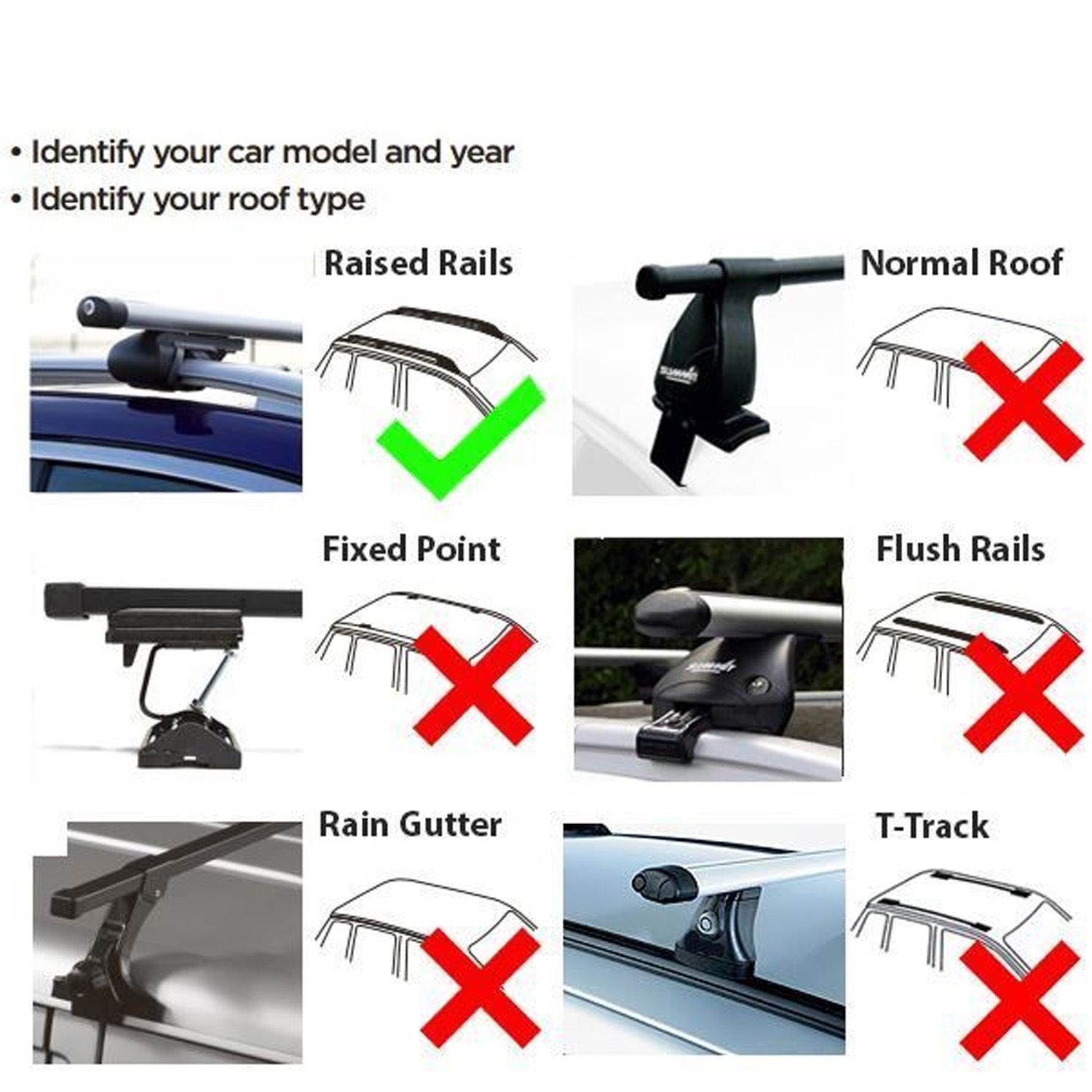 Summit Aluminium Roof Bars SUP-930-13332