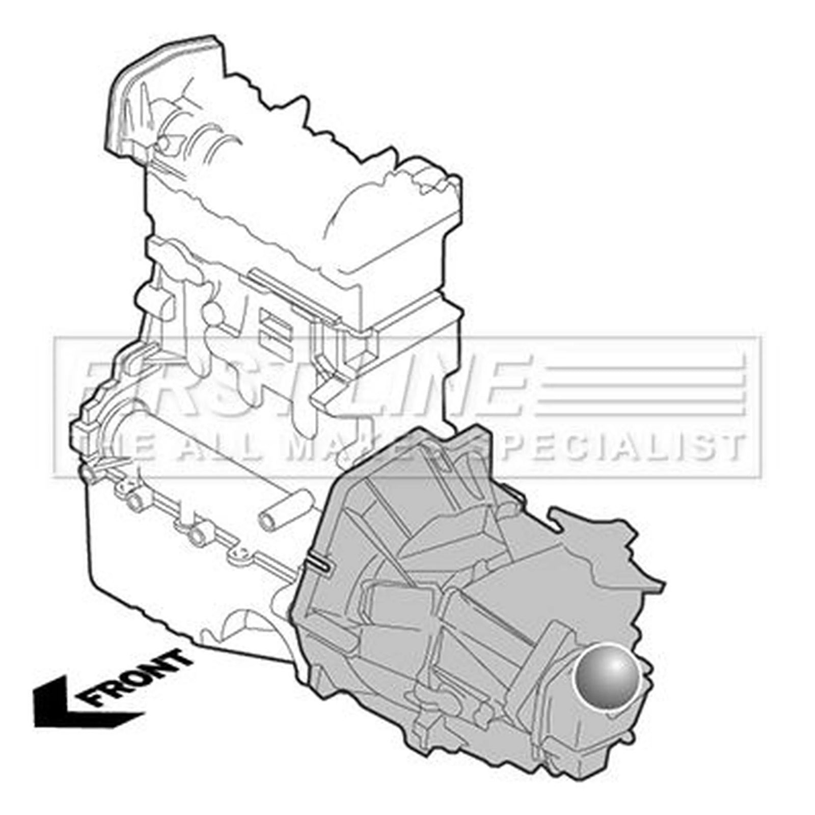 First Line Engine Mount Mounting fits Opel Astra H 2004-2010 1.9