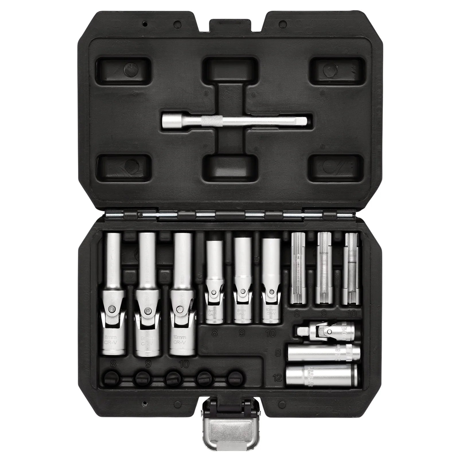 Draper Thin Wall PSG Glow Plug Socket Set, 3/8" and 1/4" Sq. Dr. (18 Piece)