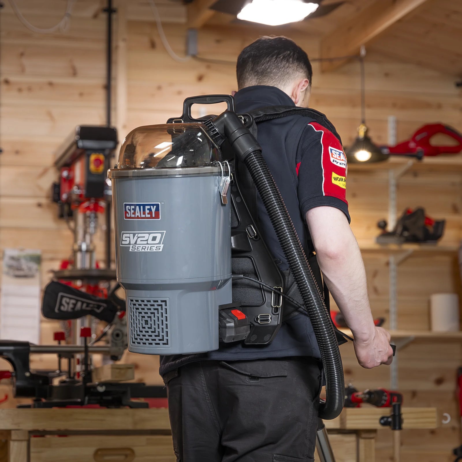 Sealey Cordless Backpack Vacuum Kit CP40VBVKIT 40V