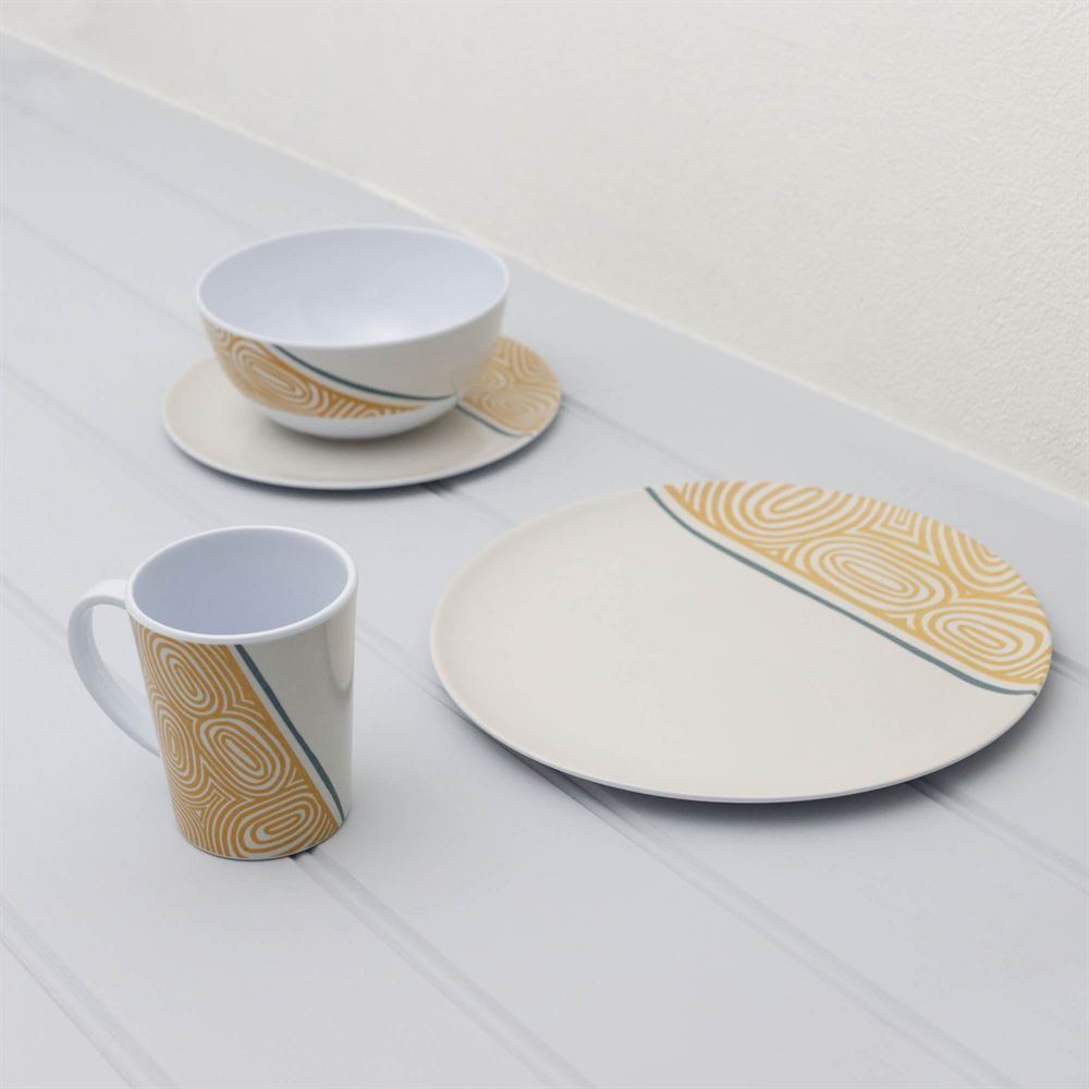 Melamine Kakado Tableware 16pc