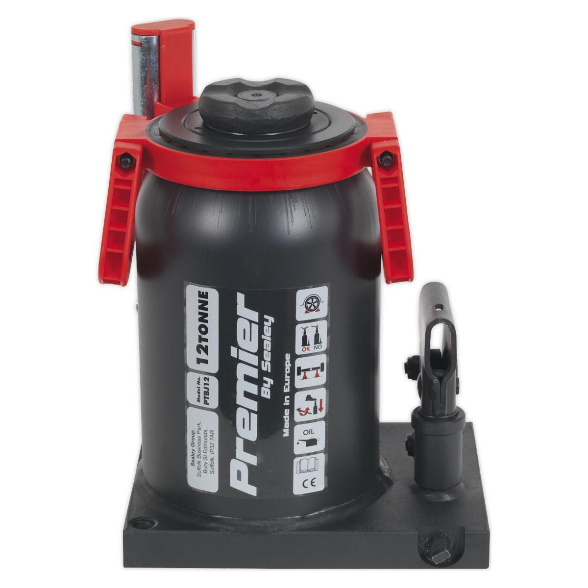 Sealey Premier Telescopic Bottle Jack 12 Tonne PTBJ12