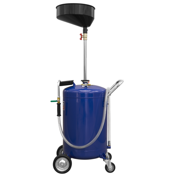Mobile Oil Drainer 110L Air Discharger