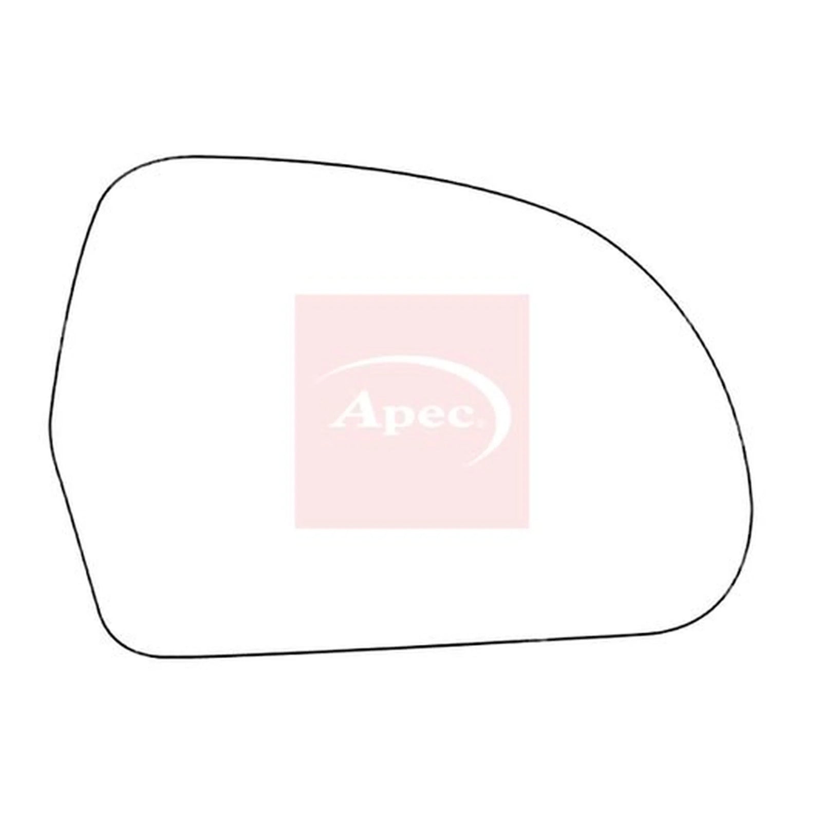 Apec Exterior Wing Mirror Glass Right AMS2088
