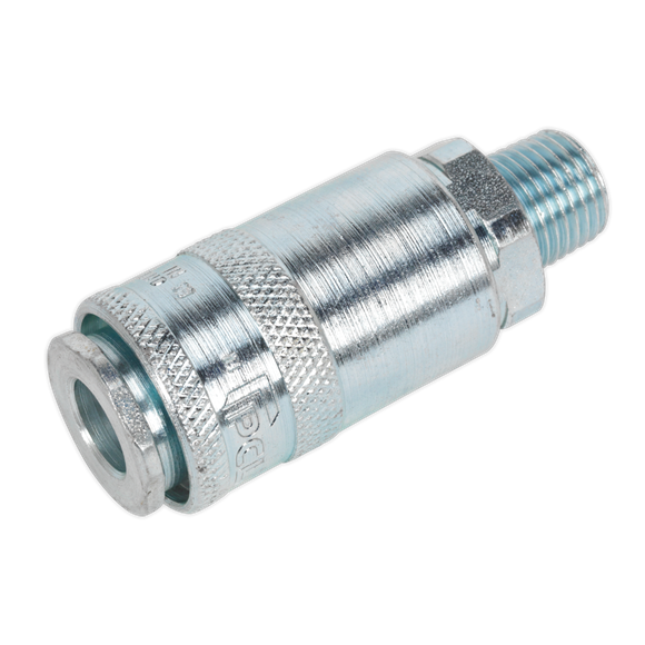 Sealey Coupling Body Male 1/4"BSPT Pack of 5 ACP01