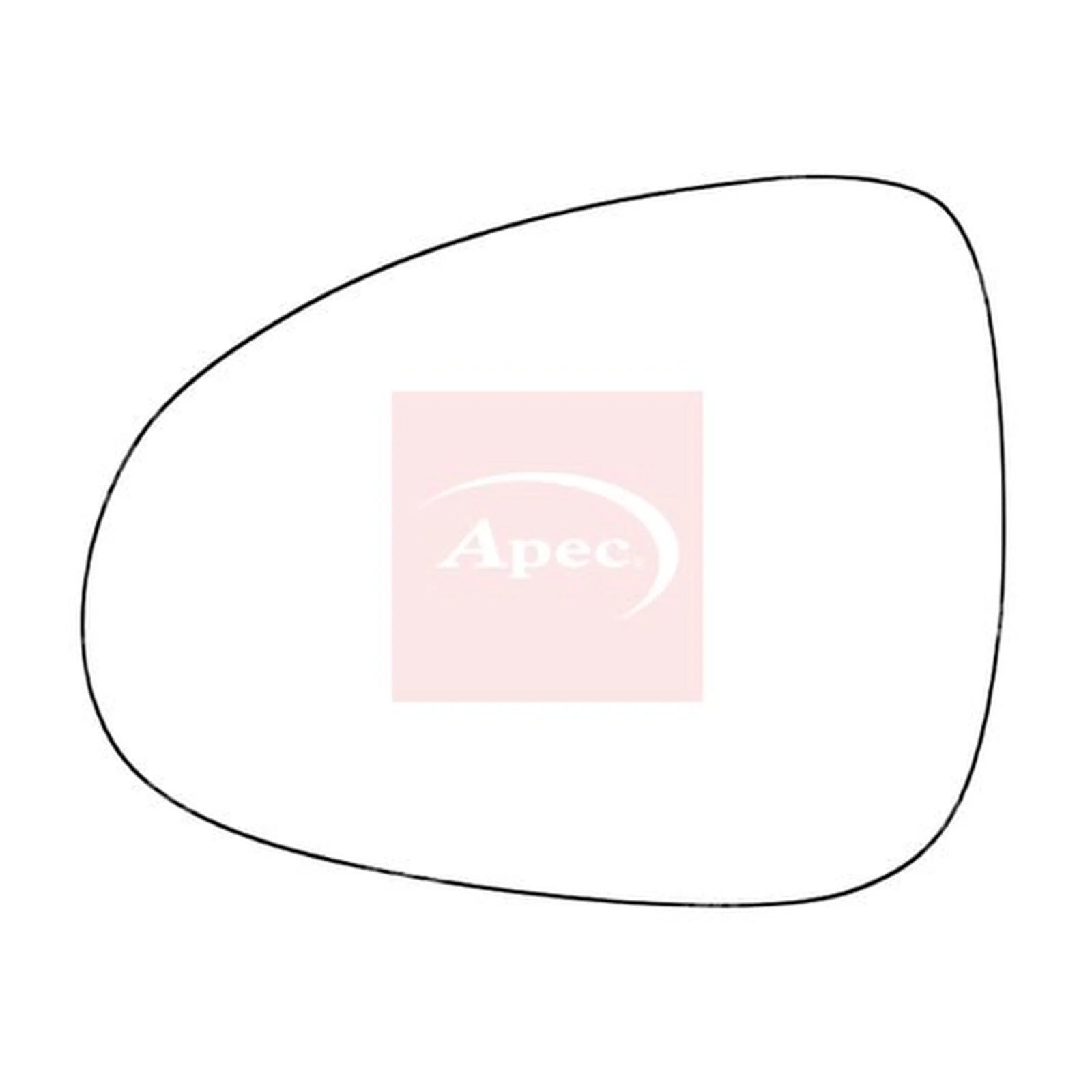 Apec Exterior Wing Mirror Glass Left AMS2663