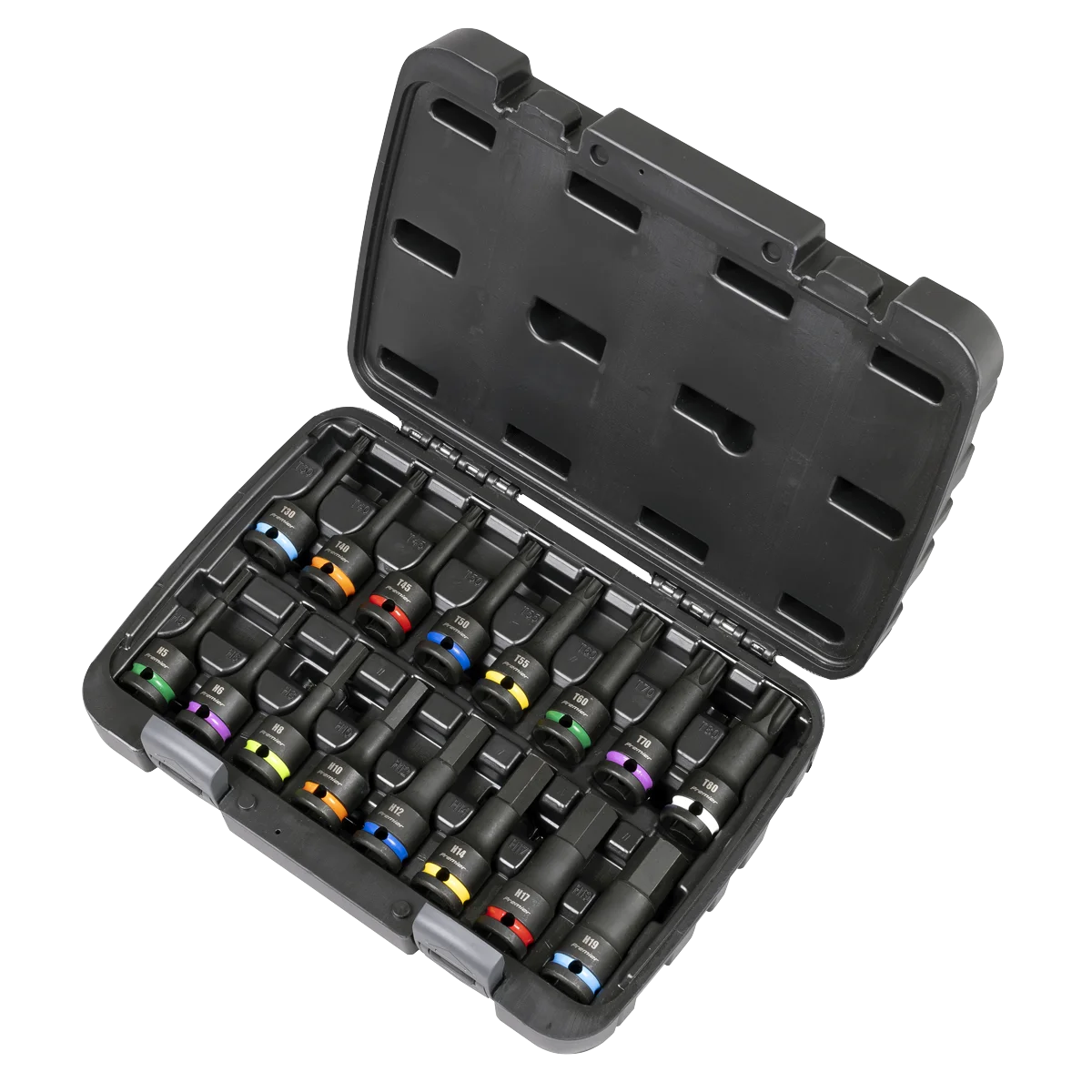 Sealey Premier Impact Socket Bit Set 1/2" Drive 16 Piece