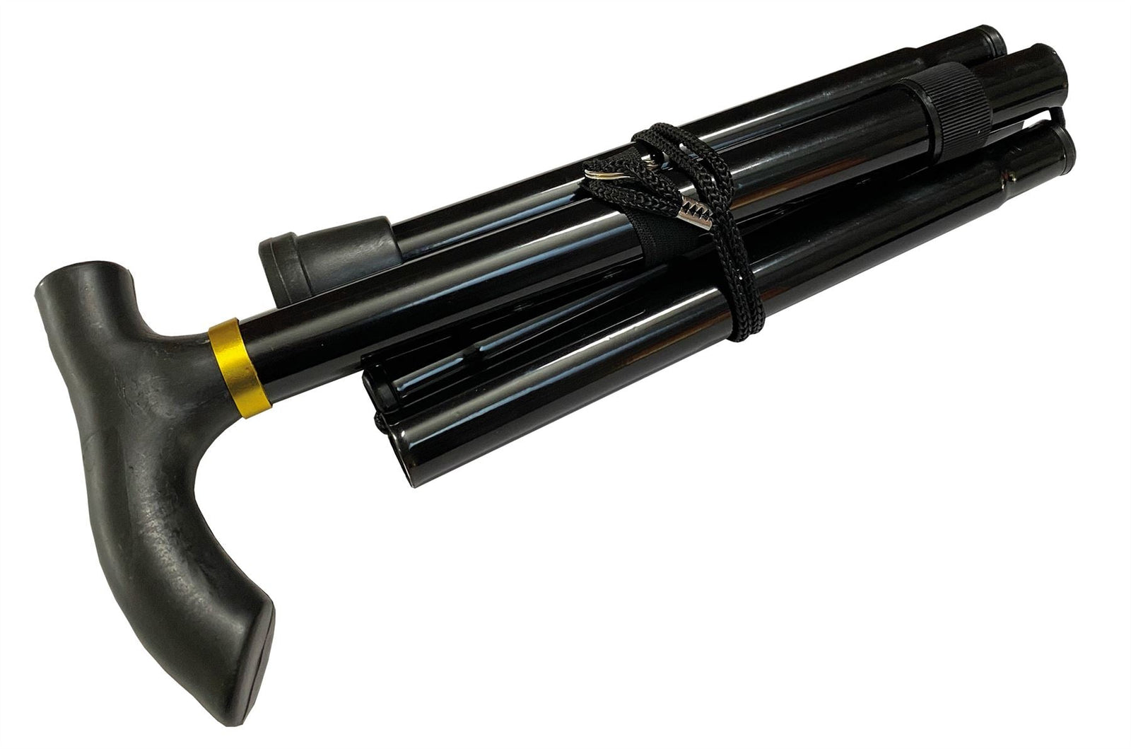 Black Folding Walking stick