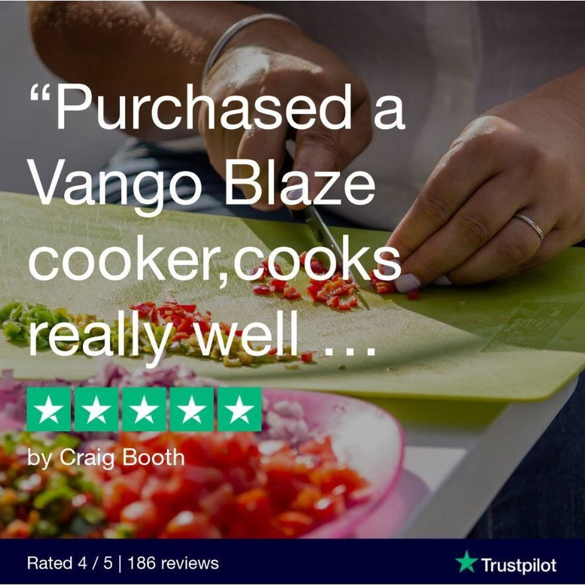 Vango Blaze Double Gas Cooker Camping Fishing Stove Burnt Orange