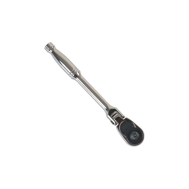 Laser Extra Long Flexi-Head Ratchet 1/4"D 6393
