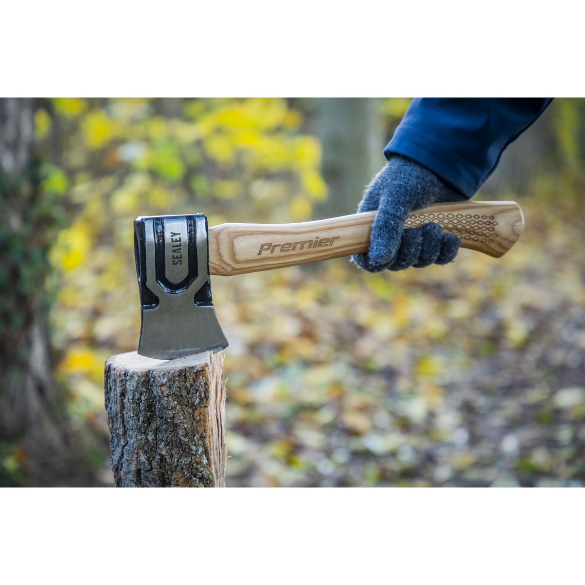Sealey Premier Premier Hand Axe with Hickory Shaft 1.5lb AXH98