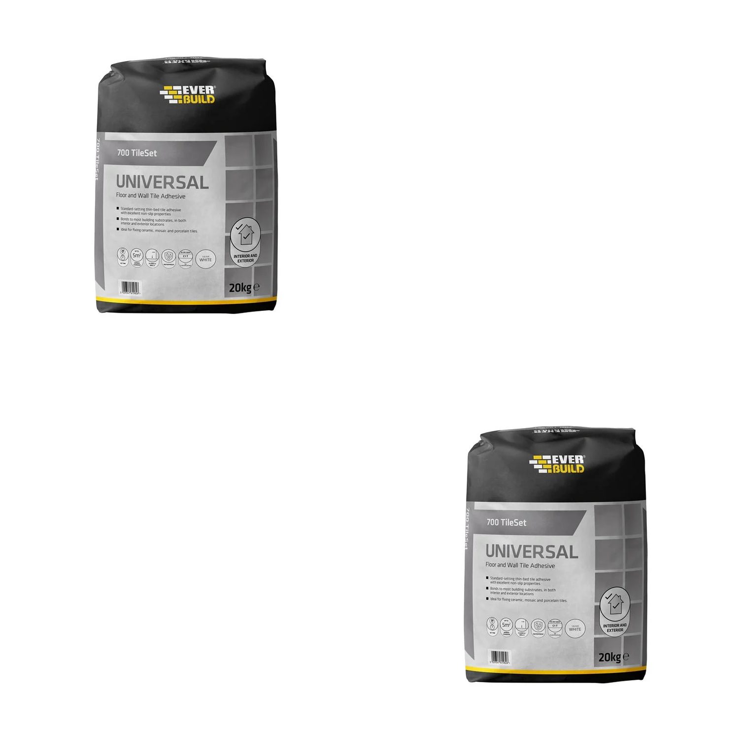 Everbuild Sika 700 TileSet Universal White 20kg - 695061