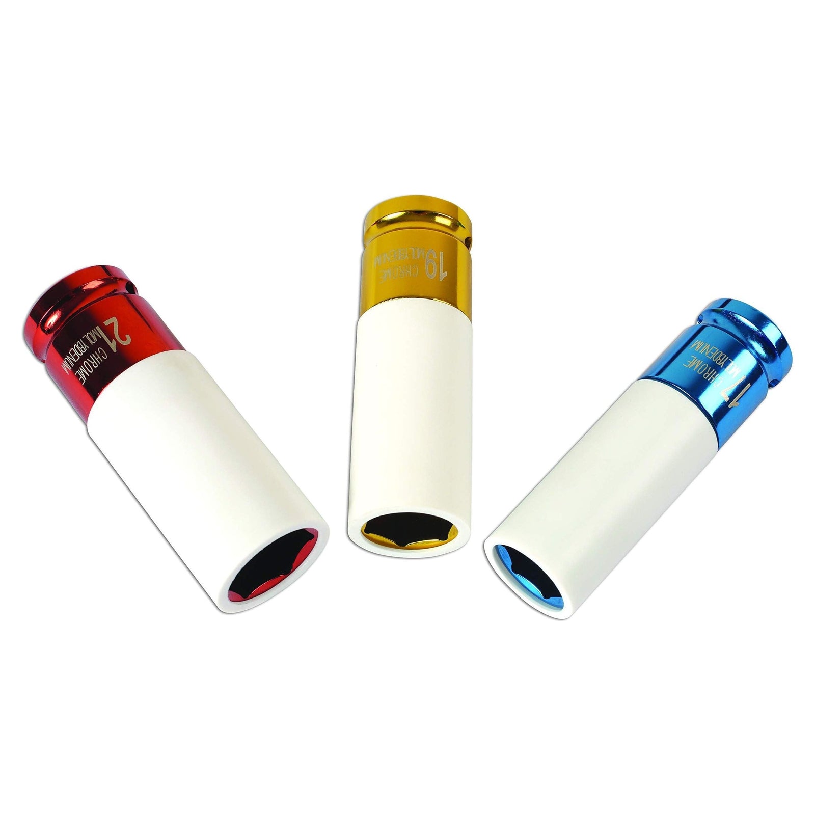 Laser Alloy Wheel Nut Sockets 1/2"D 3pc 6294