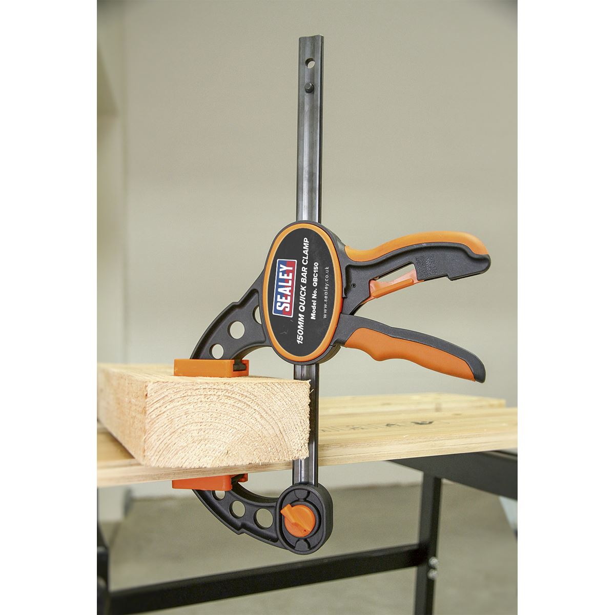 Sealey Quick Bar Clamp 150mm 2pc Set QBC1502