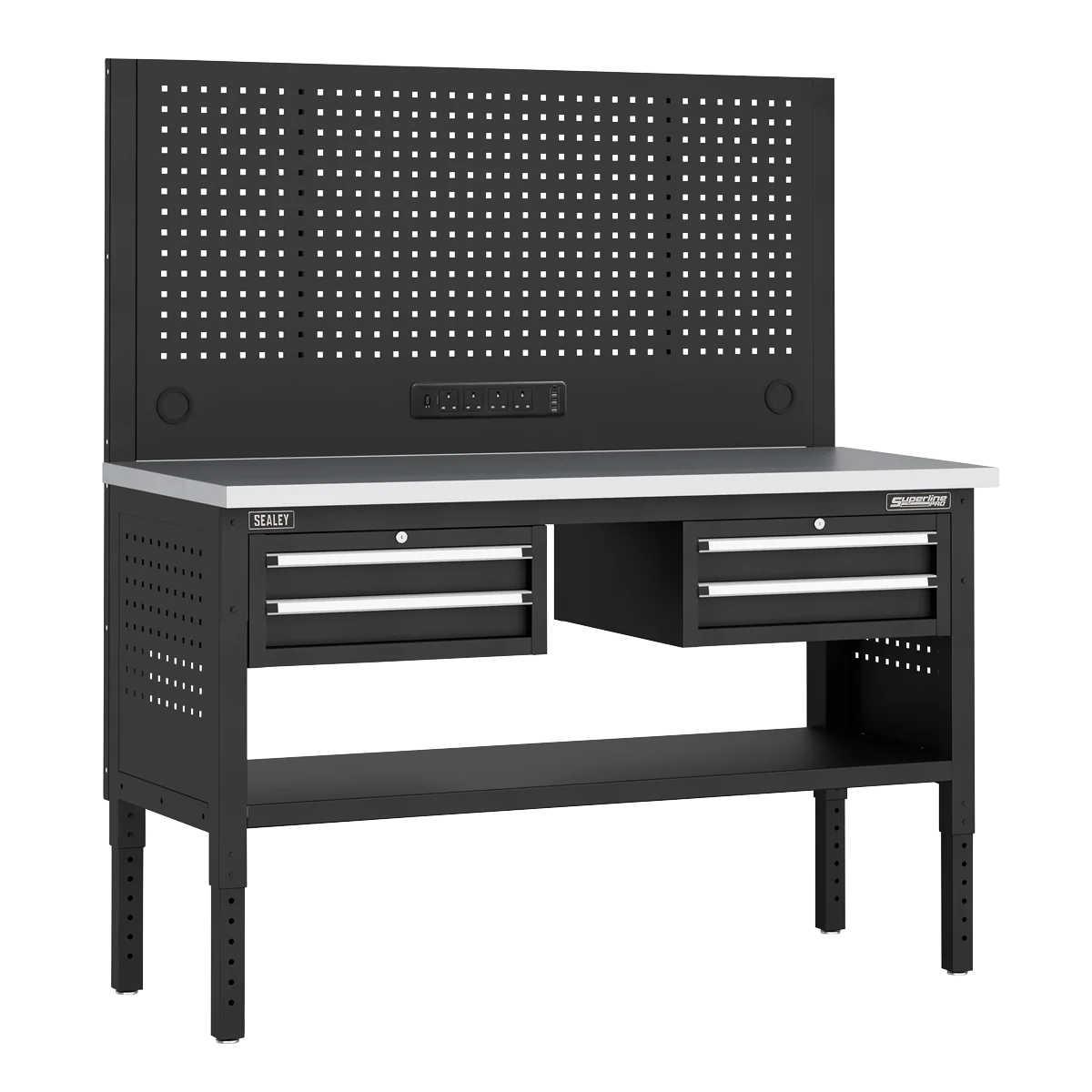 Sealey Superline PRO Modular Workbench 1265mm with 4 Drawers & Power Bar