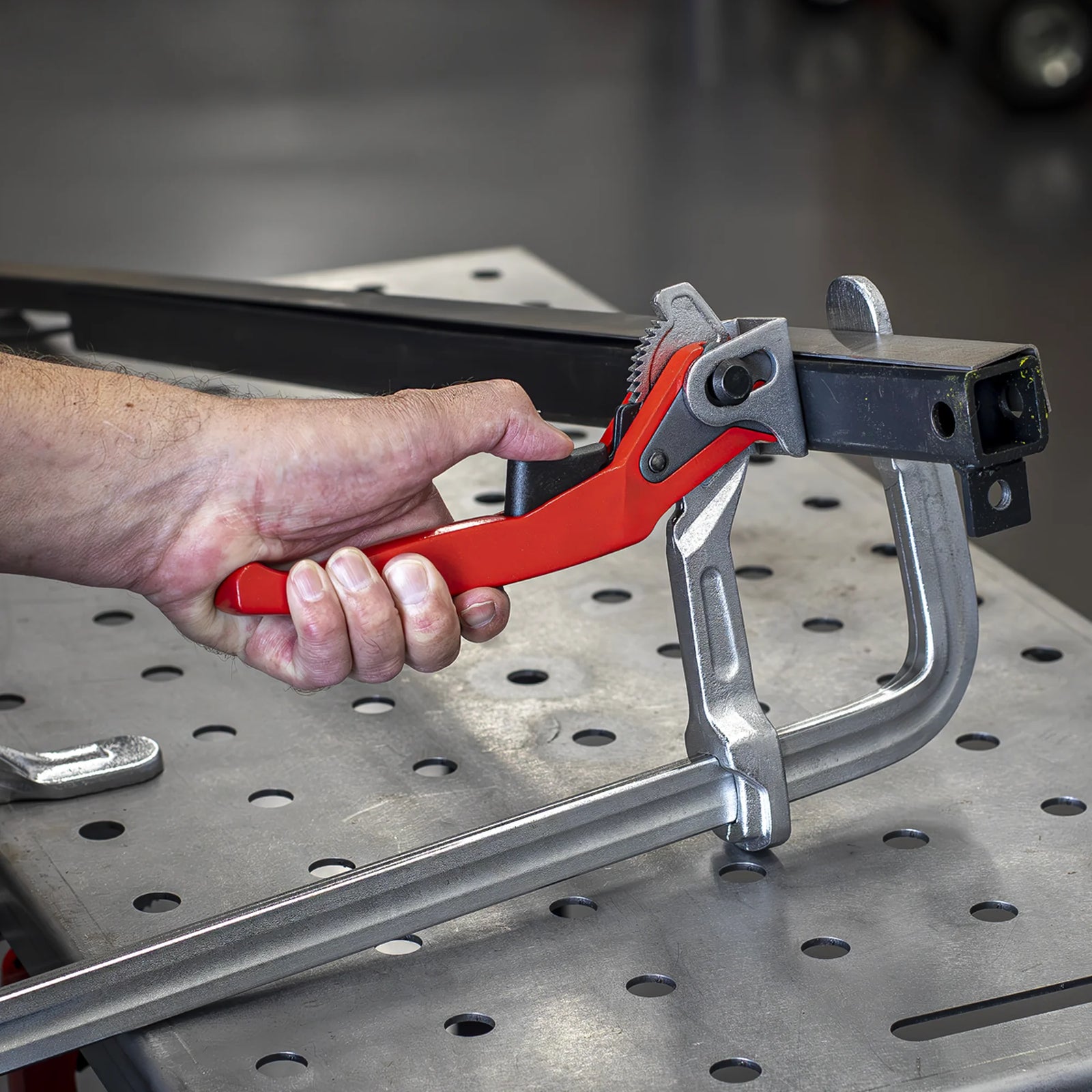 Sealey Welding Ratchet Clamp 600 x 120mm